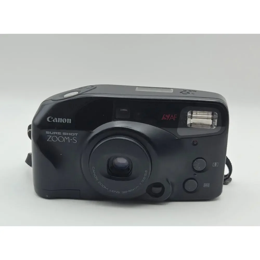 Canon Sure Shot Zoom-S 35mm Film Camera 38-60mm Tested W/ Case Battery
